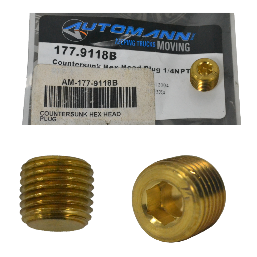 TAPÓN DE CABEZA HEXAGONAL AVELLANADA