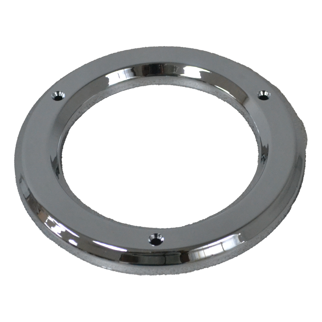 BISEL DE LUZ DE 4 PULGADAS DE PLÁSTICO CROMADO