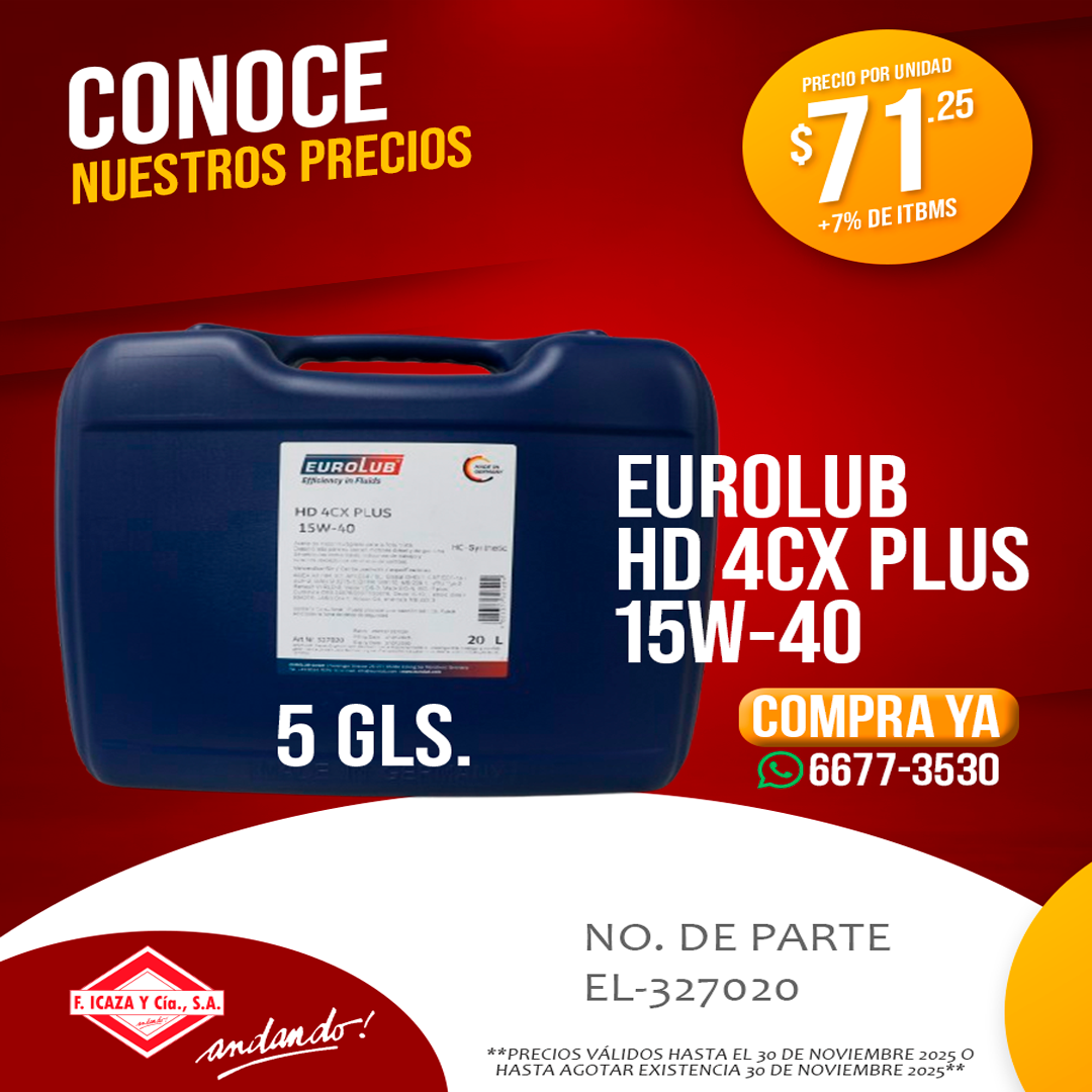 Eurolub HD 4CX PLUS 15W-40