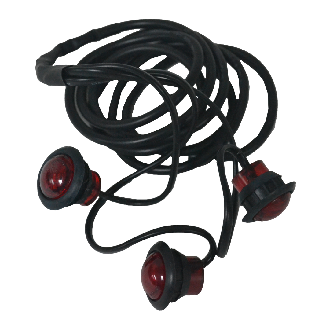 LUZ LATERAL LED ROJA TIPO 3030