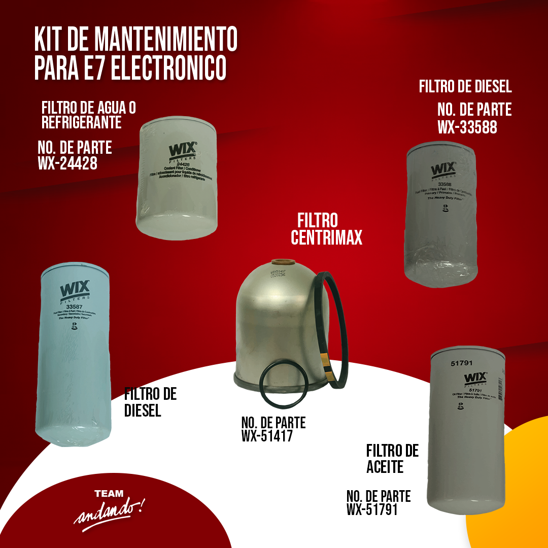 Kit de Mantenimiento para E7 Electrónico