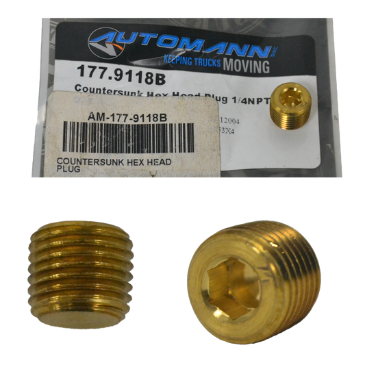 TAPÓN DE CABEZA HEXAGONAL AVELLANADA