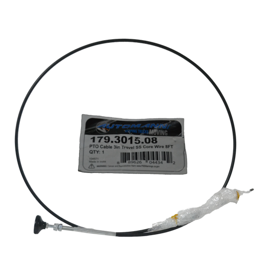 CABLE PTO DE 3 PULGADAS DE RECORRIDO