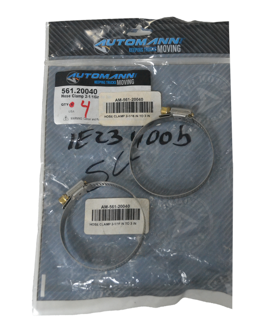 ABRAZADERA DE MANGUERA DE 2-1/16 PULG A 3 PULG