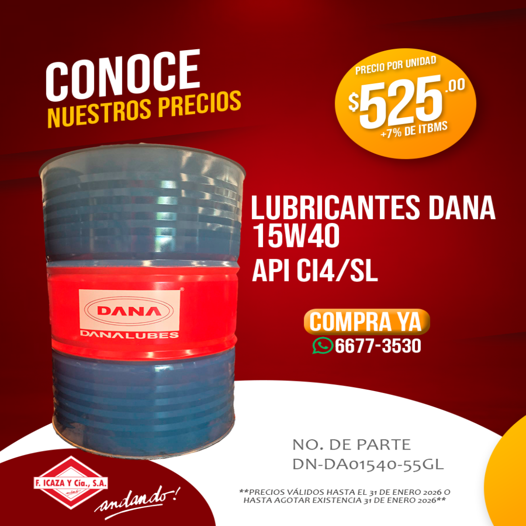 Lubricante Dana 15W40